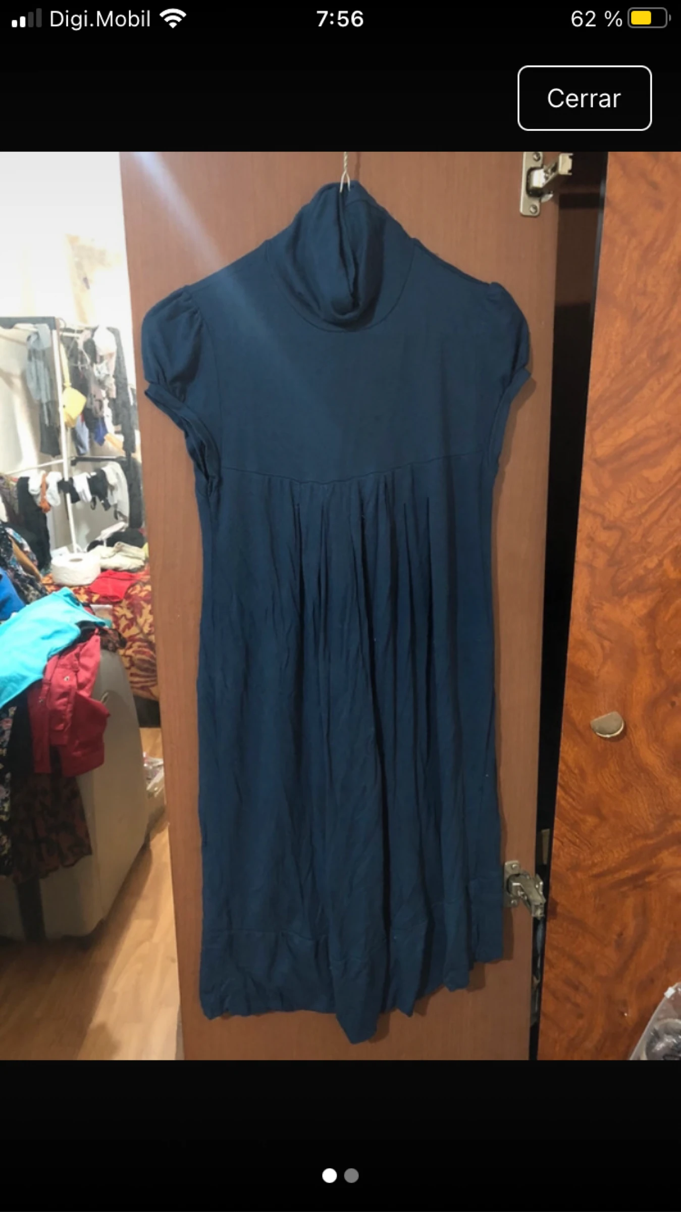 Vestido cuello alto 